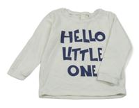 Bílé mikinotriko s nápisem Next