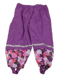 Filové voděodolné kalhoty s motýlky Lupilu