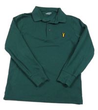 Tmavozelené polo triko Next