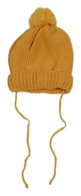 Horčicová čapica s brmbolcom Ergee