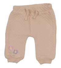 Svetlomodré vzorované tepláky s kvetmi Dopodopo