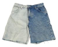 Světlemodro-tmavomodré riflové kraťasy Denim Co.