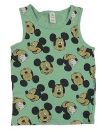 Zelené tielko s Mickeym Disney