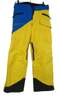 Dámské žluto-modré šusťákové oteplovačky Frency´s 