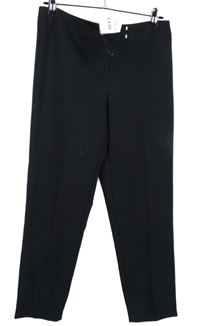 Nové - Dámské černé kalhoty s puky 