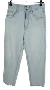 Dámské světlemodré baggy rifle Bershka 