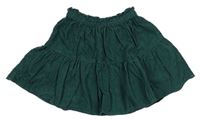 Zelená menšestrová sukňa H&M