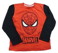 Červeno-čierne tričko so Spidermanem Marvel