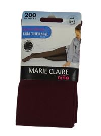 Nové - Vínové thermo pančuchy