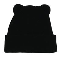 Černá čepice s oušky Zara