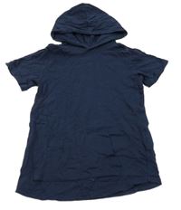 Tmavomodré tričko s kapucňou Dopodopo