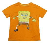 Oranžové tričko so SpongeBobem Nickelodeon