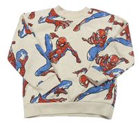 Béžová mikina so Spidermanem H&M