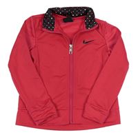 Fuchsiová športová prepínaci mikina Nike
