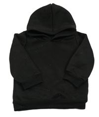 Čierna mikina s kapucňou