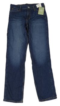 Nové - Tmavomodré slim fit rifle H&M