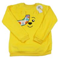 Žltá chlpatá mikina s Pudsey George