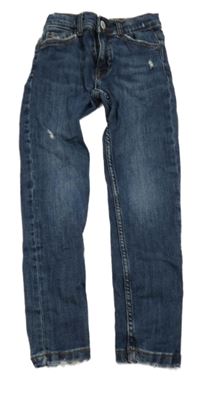 Tmavomodré skinny rifle Zara