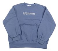 Modrá mikina s nápisom M&S