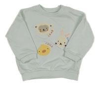 Svetlomodrá mikina so zvířaty Matalan