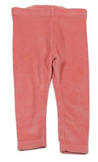 Ružové plyšové legíny Lupilu