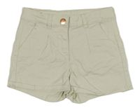 Smotanové plátenné kraťasy Orchestra