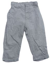 Sivé plátenné nohavice zn. H&M
