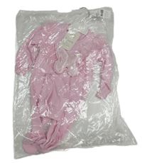 Nové - 2set - Růžový overal s motýlem + čepice Visara