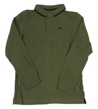 Khaki polo tričko Matalan
