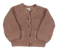 Ružový vzorovaný prepínaci sveter Next