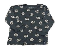 Tmavosivé tričko s pandami Jako-o