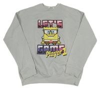 Sivá mikina so Spongebobem H&M