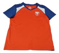 Červeno-modro-bílé fotbalové tričko Crane 