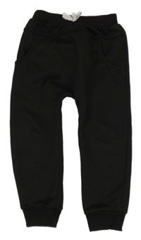 Čierne športové nohavice Shein