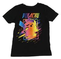 Čierne tričko s Pikachu
