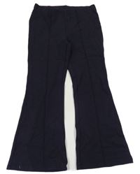 Tmavomodré flare legíny s puky zn.H&M
