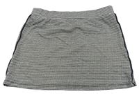 Čierno-biela kockovaná sukňa C&A