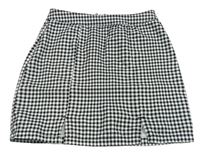 Čierno-biela kockovaná sukňa George
