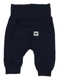 Tmavomodré turecké tepláky s vreckom s krabom Topomini