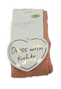 Nové - světleskořčicové melírované pančuchy early days