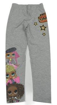 Sivé melírované legíny s L.O.L. SURPISE! George