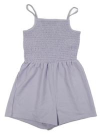 Světlefialový vzorovaný žabíčkový letní overal F&F