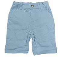 Svetlomodré plátenné chino kraťasy zn. Primark
