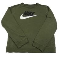 Khaki mikina s logom zn. Nike
