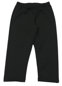 Čierne športové capri legíny