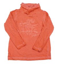 Jahodové tričko s mečounem a komínovým golierom Zeeman