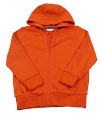 Červená prepínaci mikina s kapucňou Kids