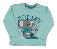 Svetlomodrá mikina so slonom Ergee