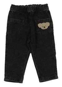 Černé mom rifle s koalou Topomini