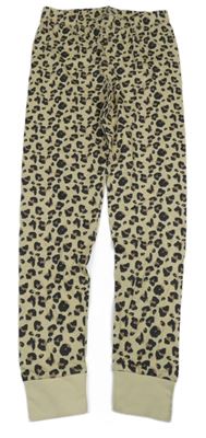 Béžové pyžamové kalhoty s leopardím vzorem Dunnes